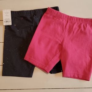 NWT Carter's Sparkly Bike Shorts